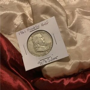 1961 Franklin Half Dollar - 90% Silver Coin